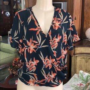 Sienna sky - wrap blouse
